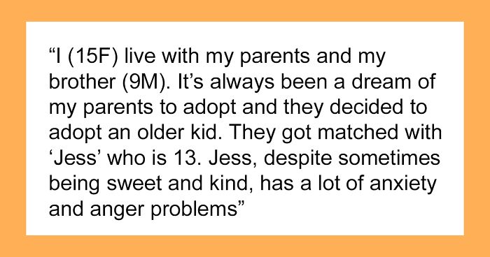 “I Was Crushed”: Daughter Heartbroken Parents Prioritize Adoption Of Another Teen Girl Over Her
