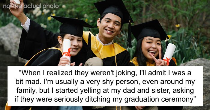 Dad Says He Doesn’t Plan To Attend Girl’s Graduation, Gets Mad When She Gives Away The Ticket