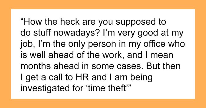 Autistic Worker Struggles With “Time Theft” Investigation Despite Being Months Ahead With Work