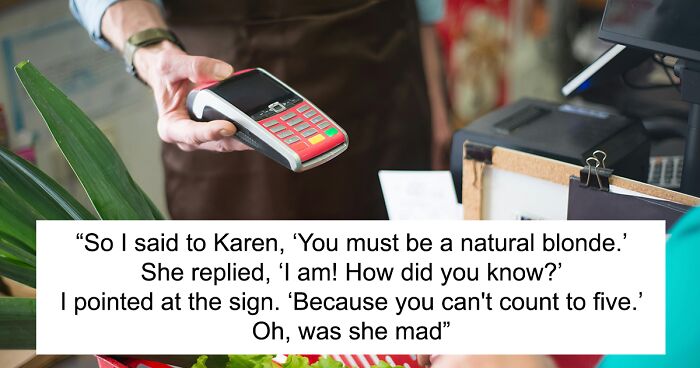Cashier Can’t Do Anything Against Karen Breaking Checkout Rules, Another Shopper Humbles Her Instead