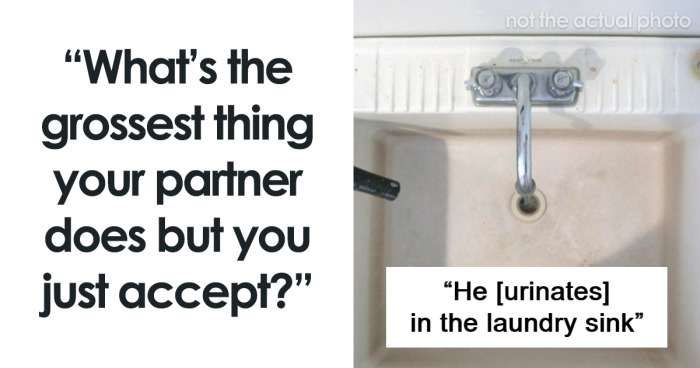 “What’s The Grossest Thing Your Partner Does But You Just Accept?” (83 Stories)