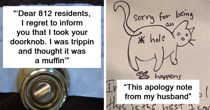 45 Times People Wrote Such Hilarious Apology Notes, Recipients Just Had To Share Them