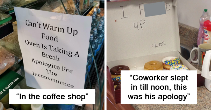Oopsie Doopsie: 45 Hilarious Apology Notes That Have The Potential To Mend Any Mistake