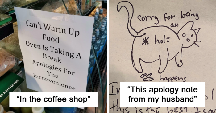Oopsie Doopsie: 45 Hilarious Apology Notes That Have The Potential To Mend Any Mistake