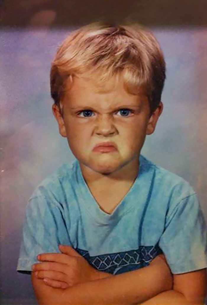 My Friend’s Boyfriend Was Not Happy About His Kindergarten Picture. His Parents Still Have It Framed In Their House 20 Years Later