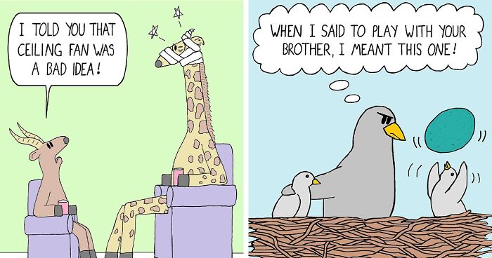 This Artist Has Been Creating One Panel Comics For Over 20 Years, Here’s The Result (70 Pics)