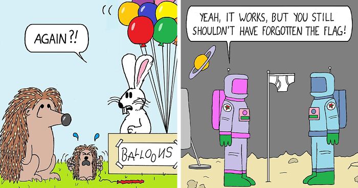 70 Humorous One-Panel Comics By Canadian Artist