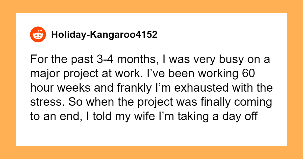 "AITA For Telling My Wife It's Her Job To Babysit The Kids And Leaving The House?" - Vimarsana News
