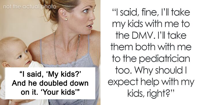 Mom Asks Husband To Watch The Kids While She’s At The DMV, He Finds It Outrageous