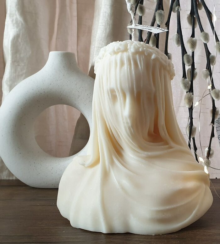 Artists Making These Stunning Veiled Lady Candles Are Making It Awfully Hard To Put Them To Their Intended Use