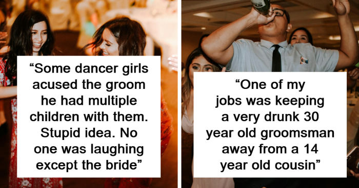 “What Is The Most Inappropriate Thing You’ve Ever Seen At A Wedding?” (50 Answers)