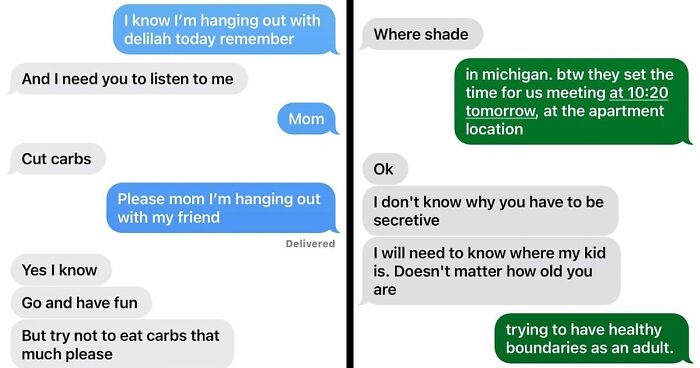Appalling Texts Sent By Helicopter Parents Who Tried Controlling Adult Kids’ Life (30 Examples)