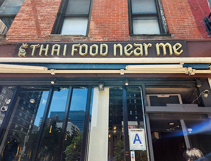 This Restaurant Named "Thai Food Near Me"