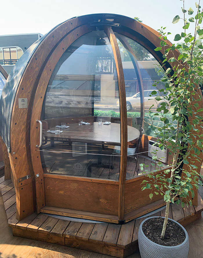 This Restaurant In Colorado Has Air Conditioned Pods For Families To Eat In