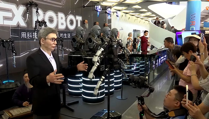 “The Future Is Coming”: People React To Viral Video Of Chinese Factory Producing Lifelike Robots
