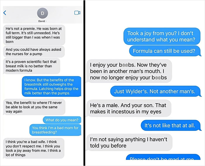 “Breastfeeding Equals Incest”: Man Divorces Wife For Going Behind His Back To Feed Baby “Breastfeeding Equals Incest”: Man Divorces Wife For Going Behind His Back To Feed Baby