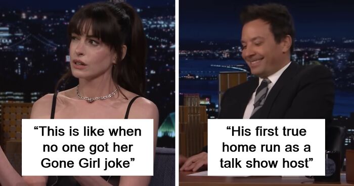 Anne Hathaway’s Tonight Show Interview Turned Super Awkward, But Jimmy Fallon’s Joke Saved It