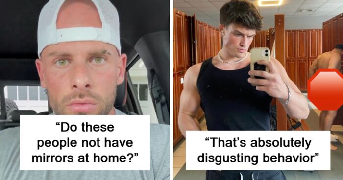 “Hope The Guy Presses Charges”: Gym-Goer’s Controversial Locker Room Selfie Exposes Unwitting Man