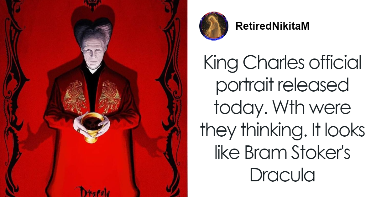 King Charles’ New Royal Portrait Brutally Roasted Online — 9 Funniest Comparisons
