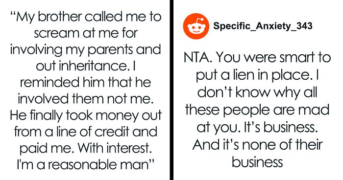 Guy Doesn’t Want To Pay Brother Who Renovated His House, Regrets It When He Has To Pay Extra