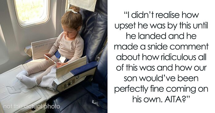 Dad Thinks 13+ Hour Flight Is Okay For 5YO To Manage Alone, Shocked Wife Insists He Accompany Kid