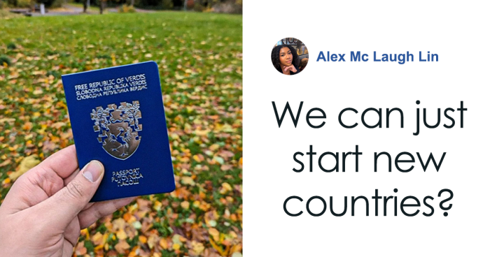 Man Who Started His Own Country Launches Protest Over Breach Of “Territorial Integrity”