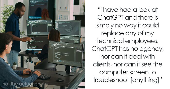 Middle Manager Thinks ChatGPT Can Replace Employees, Turns Out It Can Only Replace Him