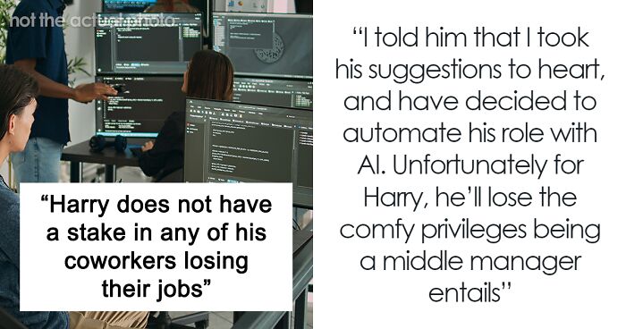 Company Owner Replaces AI-Fanatic Middle Manager With AI