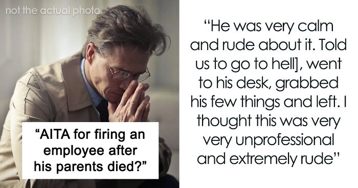 Manager Thinks They’re Justified In Firing Grieving Worker For Underperforming, Regrets It