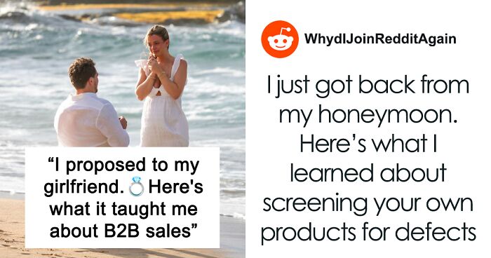 Man Becomes A Meme After He Shares 7 B2B Sales Tips He Learnt From His Proposal
