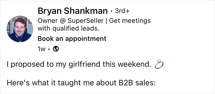 Folks Online Are Roasting This Guy Who Shared 7 Things He Learnt About B2B Sales After Proposing Folks Online Are Roasting This Guy Who Shared 7 Things He Learnt About B2B Sales After Proposing