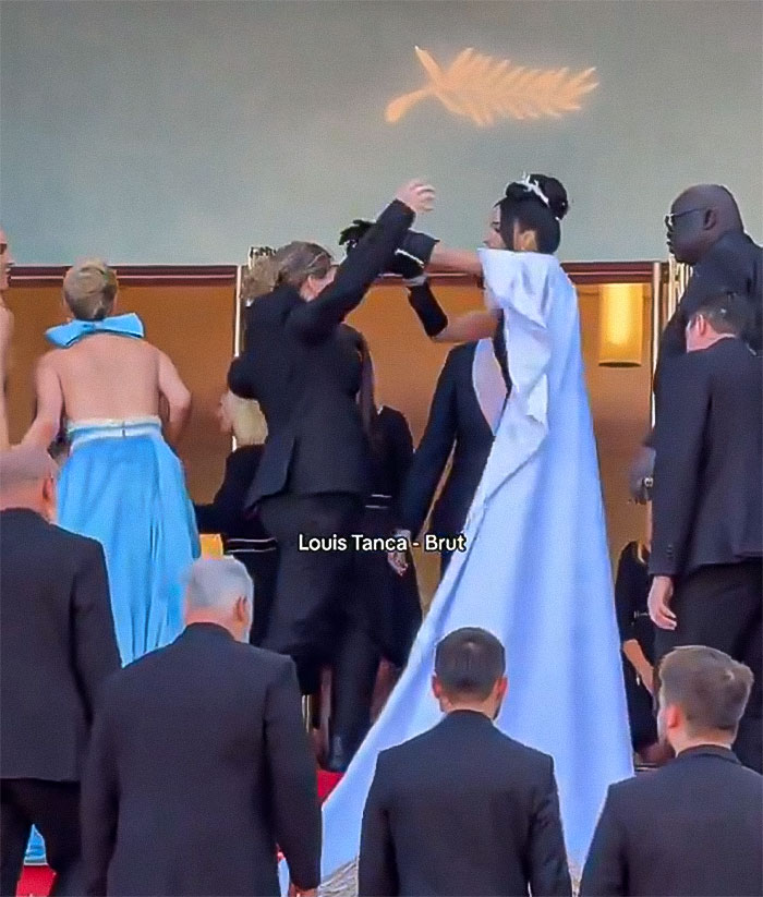 Another Spat On Cannes Red Carpet—With Same Security Guard That Scolded Kelly Rowland Another Spat On Cannes Red Carpet—With Same Security Guard That Scolded Kelly Rowland