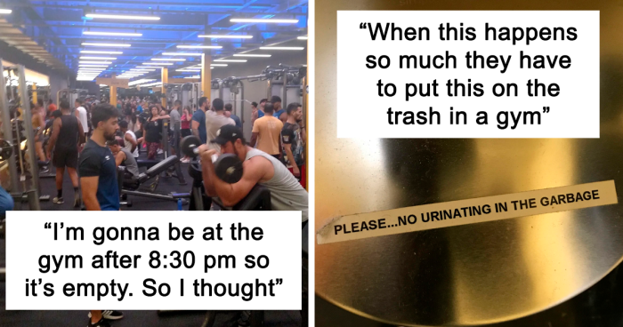48 Bizarre, Trashy, And Unhinged Encounters At The Gym That Deserved To Be Shamed