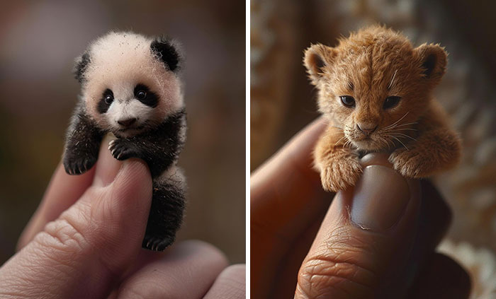This Artist Creates Portraits Of Tiny Animals That Can Fit Into A Human’s Palm (22 New Pics)