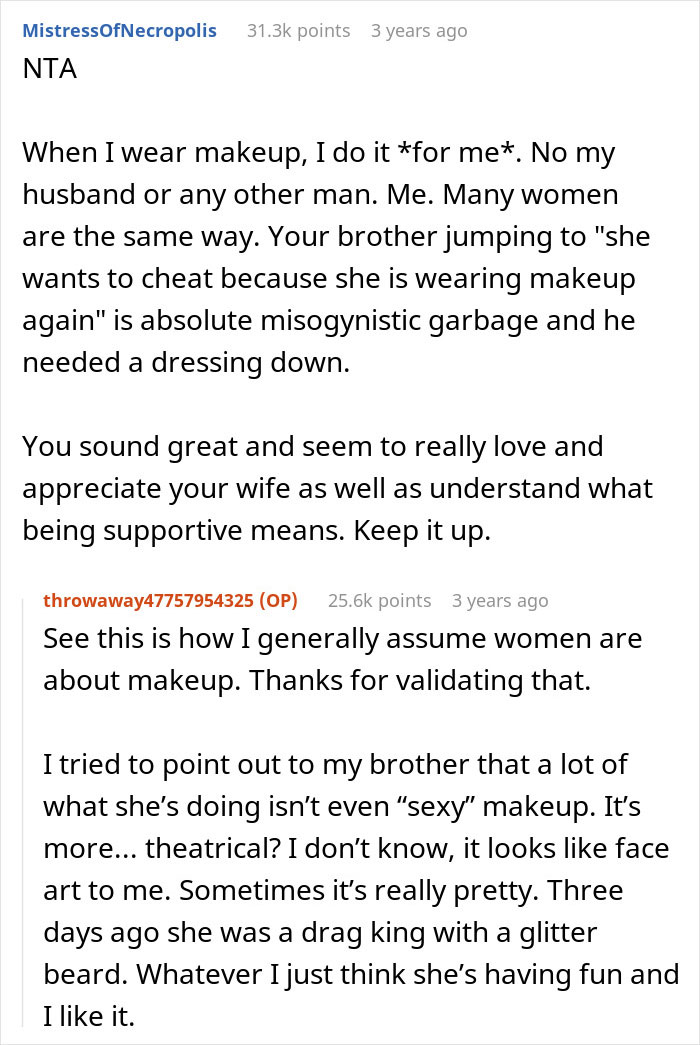 Brother Drags “Chauvinist Man-Baby” After He Goes Off On His Wife For Wearing More Makeup Brother Drags “Chauvinist Man-Baby” After He Goes Off On His Wife For Wearing More Makeup
