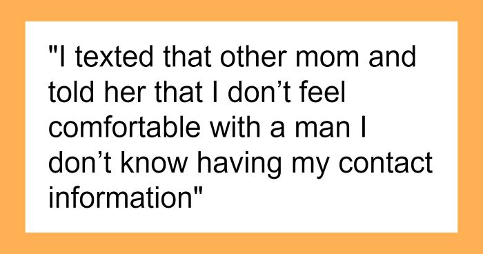 Mom Says She’s Uncomfortable With Single Dad Being In Her Mom Group, So They Go On Without Her
