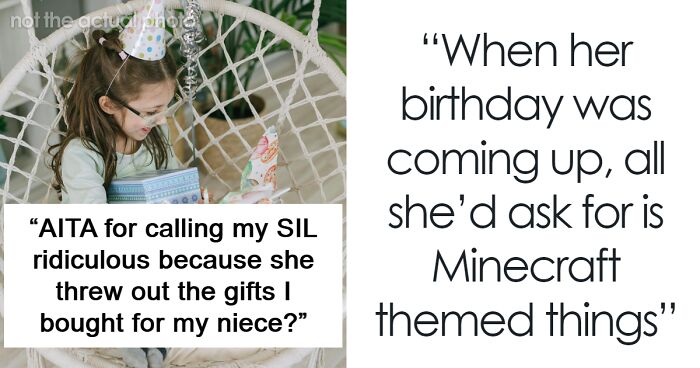 Girl’s Birthday Presents End Up In The Trash Because They Don’t Match Her Mom’s Aesthetic