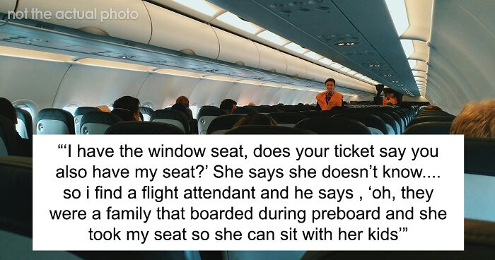 Person Gets Their Seat Taken Because Mom With Kids Took It During Family Preboard