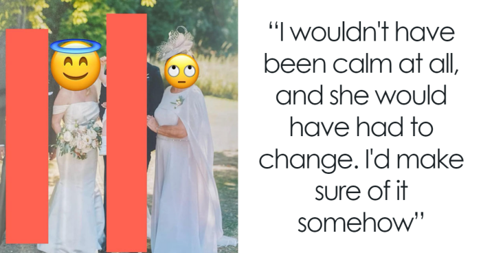 “This Is Just Humiliating”: People Accuse MIL Of “Upstaging The Bride” With White Dress And Cape