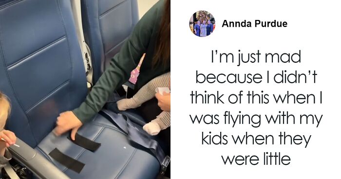 Mom Sparks Outrage After She Sticks Baby To Plane Seat With Velcro As “Parenting Hack”