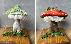 I Made 20 Mushroom Plushies To Bring Joy To All The Cottagecore Lovers