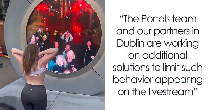 New York-Dublin Portal’s 24/7 Live Feed Shut Off Due To People’s “Inappropriate Behavior”