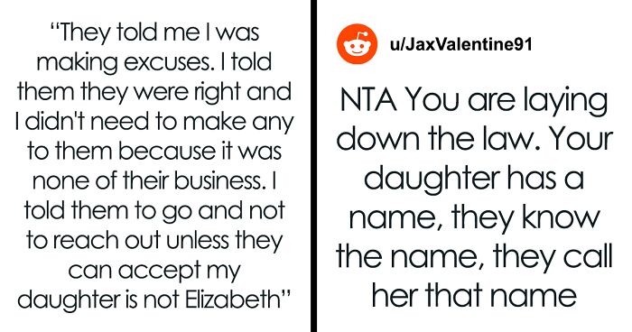 Family Expects Woman To Name Her Daughter After Her Late Aunt, She Digs Her Heels In And Says No