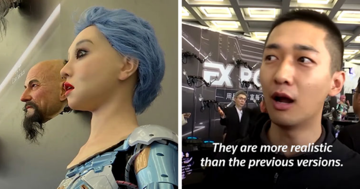 Video Of Chinese Factory Producing Hyper-Realistic Humanoid Robots Sparks Concern