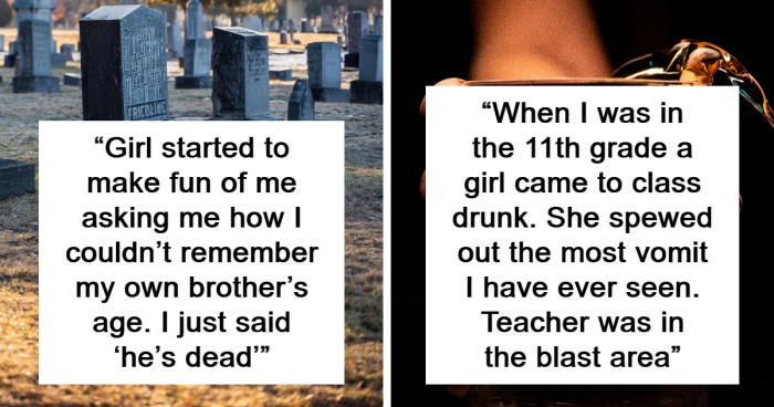30 People Share Painfully Awkward Moments They Witnessed In School