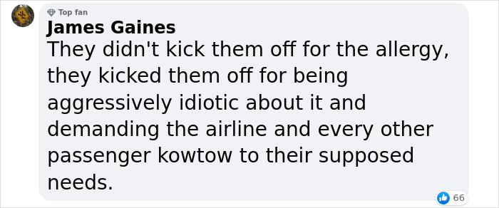 Airline Defends Kicking Celebrity And Kids Off Flight Over “Entitled” Allergy Request Airline Defends Kicking Celebrity And Kids Off Flight Over “Entitled” Allergy Request