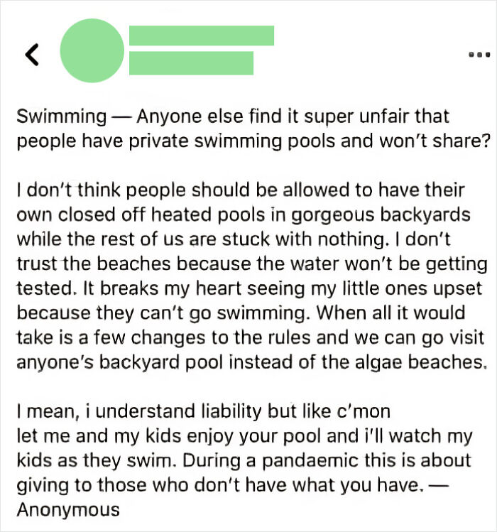 What's Wrong With Public Pools/Beaches?