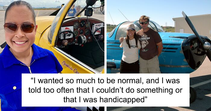 Woman Born Without Arms Learns To Fly Plane With Her Feet And Becomes Certified Pilot