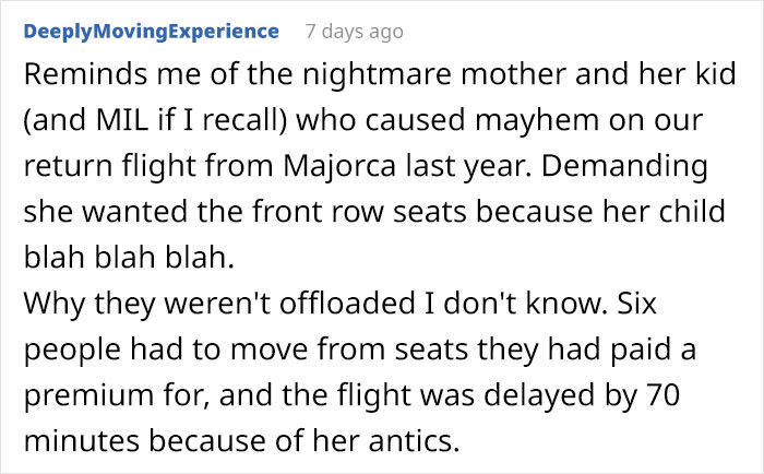 Mom Gets A Reality Check After Planning On A Stranger Giving Up Their Gold Member Seat For Her Mom Gets A Reality Check After Planning On A Stranger Giving Up Their Gold Member Seat For Her