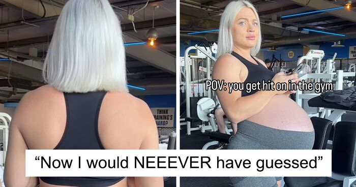 “Nothing Could’ve Prepared Me”: Woman Hilariously Uses Huge Baby Bump To Fend Off Men At The Gym